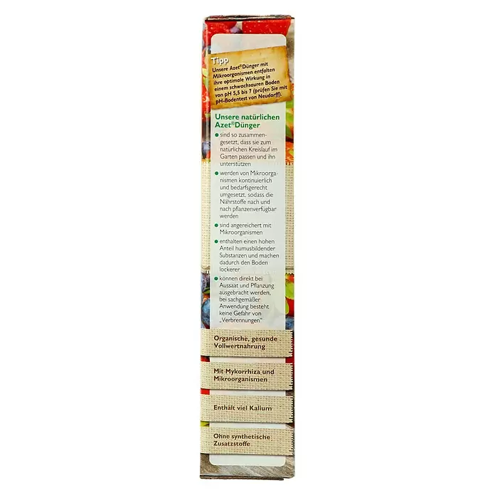 Neudorff Azet Beerendünger - 1 kg - Rechte Seitenansicht