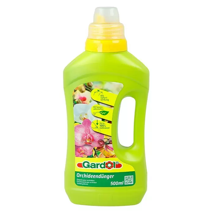 Gardol Orchideendünger - 500 ml, Inhalt ausreichend für ca.: 100 l Gießwasser - Vorderansicht