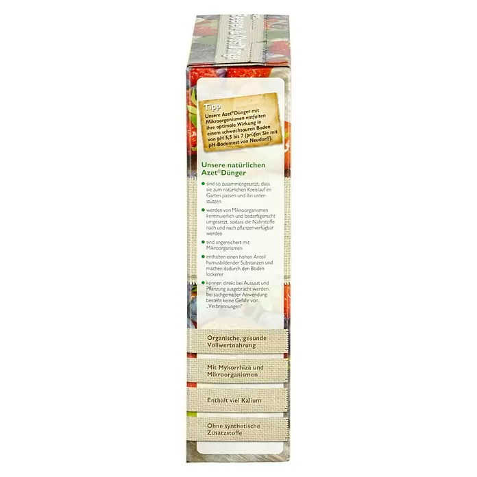 Neudorff Azet Beerendünger - 2,5 kg - Linke Seitenansicht