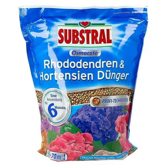 Substral Osmocote Gnojivo za rododendrone - 1,5 kg, Sadržaj je dovoljan za: 70 m² - Pogled sprijeda