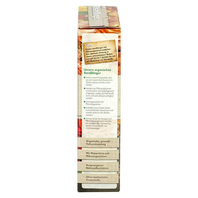 Neudorff Azet Rosendünger - 2,5 kg - Linke Seitenansicht