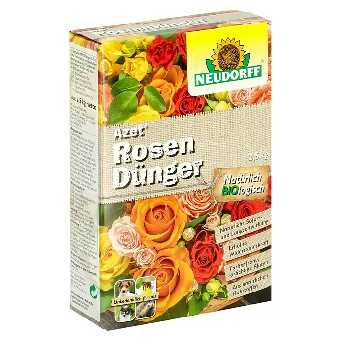 Neudorff Azet Rosendünger - 2,5 kg - Diagonale Ansicht