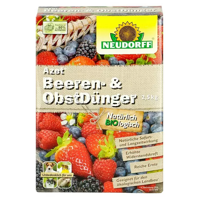 Neudorff Azet Beerendünger - 2,5 kg - Vorderansicht
