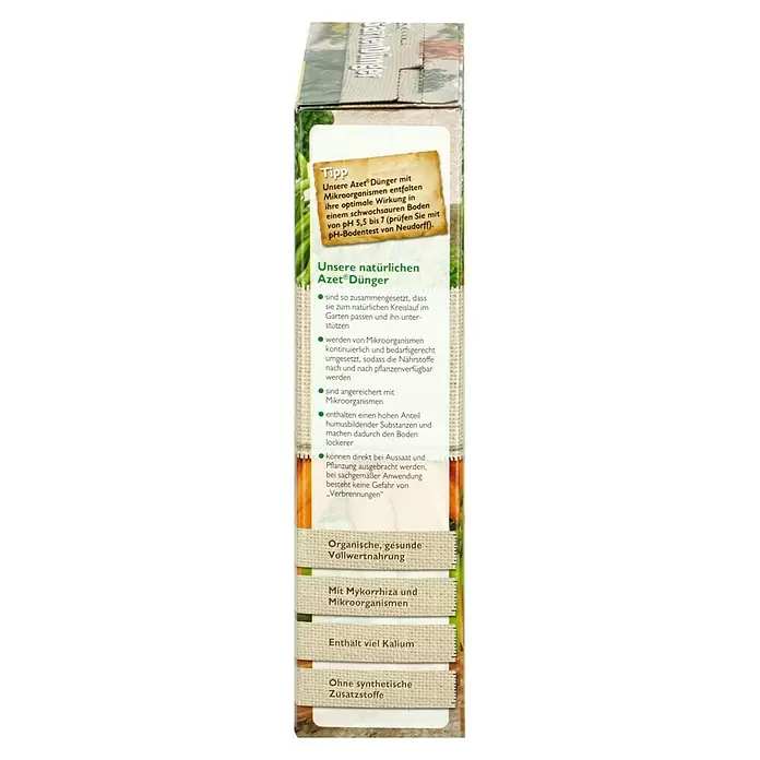 Neudorff Fertofit Gartendünger - 2,5 kg - Rechte Seitenansicht