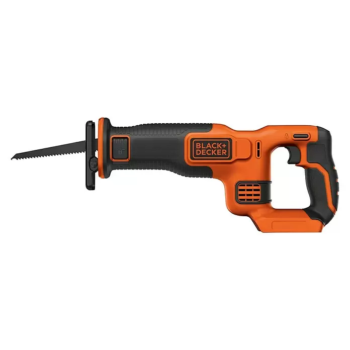 Black+Decker Akku-Säbelsäge BDCR18N-XJ - 18 V, Ohne Akku, 0 - 3.000 Hübe/min - Linke Seitenansicht