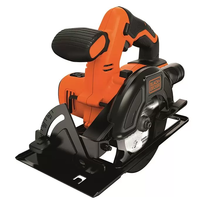 Black+Decker Akku-Handkreissäge BDCCS18-QW - 18 V, 1 Akku, 2 Ah, 3.700 U/min - Diagonale Ansicht