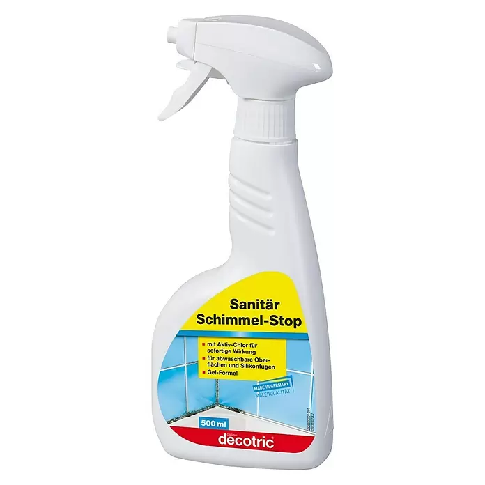 Decotric Schimmel-Entferner Sanitär Schimmel-Stop - 500 ml, Sprühflasche - Vorderansicht