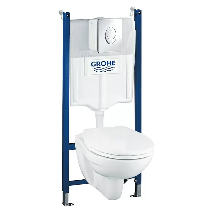 Grohe Ugradbeni vodokotlić Solido - Š x V: 500 x 1.330 mm - Dijagonalni pogled