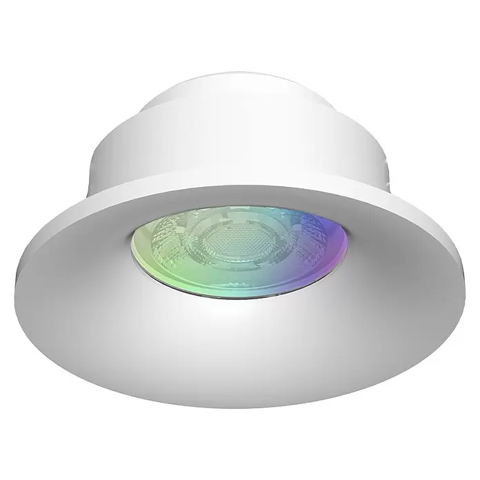 Müller-Licht Tint LED-Einbauleuchten-Set Tint RGBW - 19 W, Weiß, 3 Stk., RGBW - Diagonale Ansicht