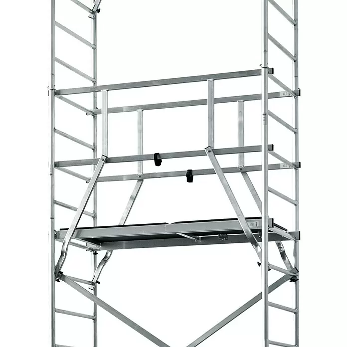 Krause ClimTec Geländer GuardMatic-System - Länge: 1,6 m, Passend für: Krause ClimTec Gerüste - Detailaufnahme