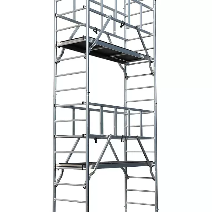 Krause ProTec Geländer GuardMatic-System - Länge: 2,1 m, Passend für: Krause ProTec Gerüste - Detailaufnahme
