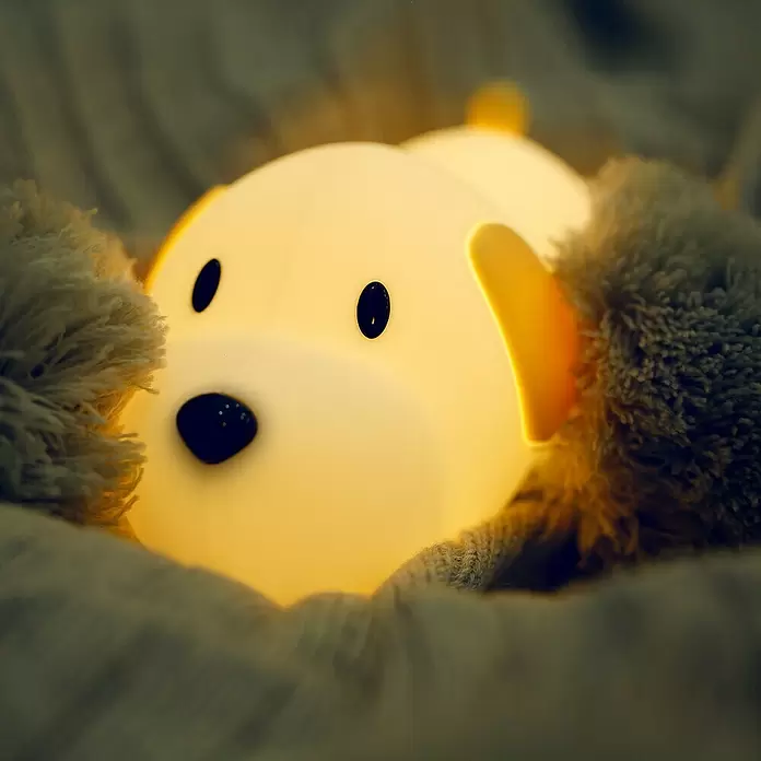 LED-Nachtlicht Doggy Dog - Weiß, L x B x H: 76 x 160 x 90 mm - Stimmungsaufnahme