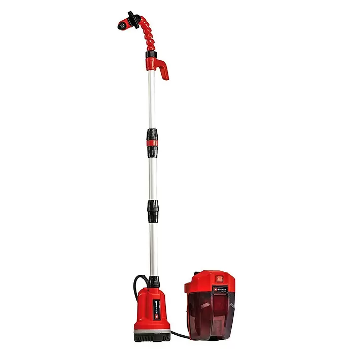 Einhell Power X-Change Aku pumpa za čistu vodu GE-PP 18 RB Li-Solo - 18 V, Bez akumulatora, Maksimalni protok: 3.000 l/h - Pogled sprijeda