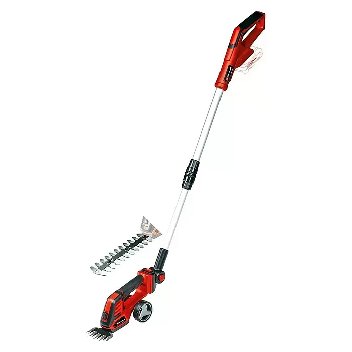 Einhell Power X-Change Akumulatorske škare za travu GE-CG 18/100 Solo - 18 V, Bez akumulatora, Širina reza: 100 mm - Dijagonalni pogled