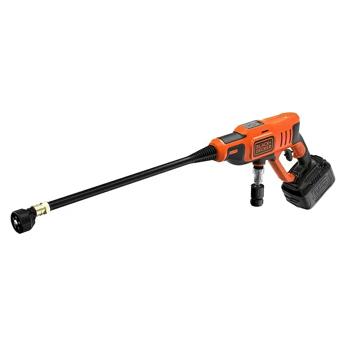 Black+Decker Akku-Druckreiniger BCPC18B - 18 V, Ohne Akku, 120 l/h - Diagonale Ansicht