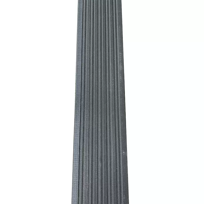 WPC daska za terasu - 400 x 14 x 2,5 cm, Sive boje - Detaljan prikaz