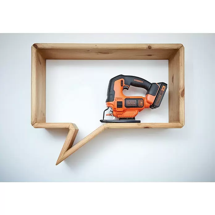 Black+Decker Pendelhubstichsäge BDCJS18-QW - 18 V, 1 Akku, 2 Ah, 0 - 2.500 Hübe/min - Stimmungsaufnahme