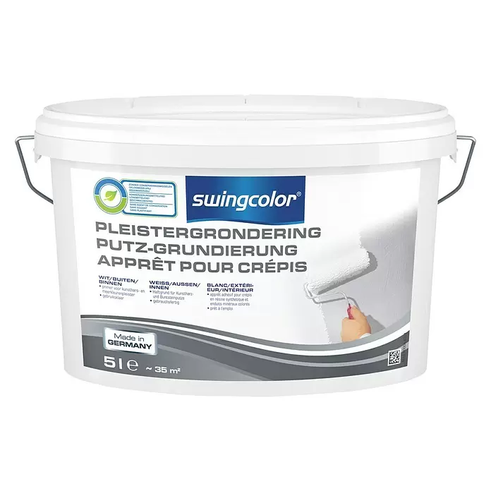 swingcolor Pleistergrond - Wit, 5 l - Vooraanzicht