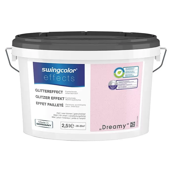 swingcolor Effectverf Glittereffect Dreamy - Dreamy, 2,5 l, Mat - Vooraanzicht