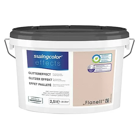 swingcolor  Effectverf Glittereffect Flanell