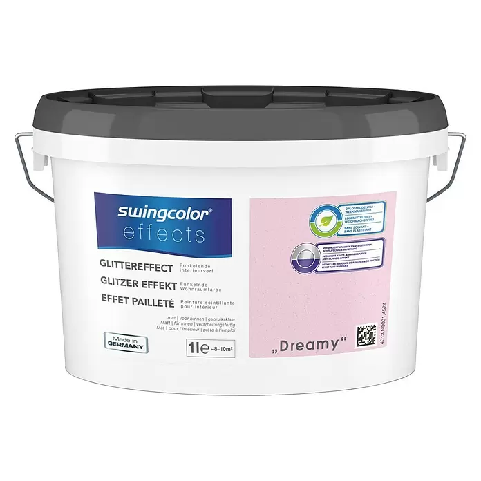 swingcolor Effectverf Glittereffect Dreamy - Dreamy, 1 l, Mat - Vooraanzicht