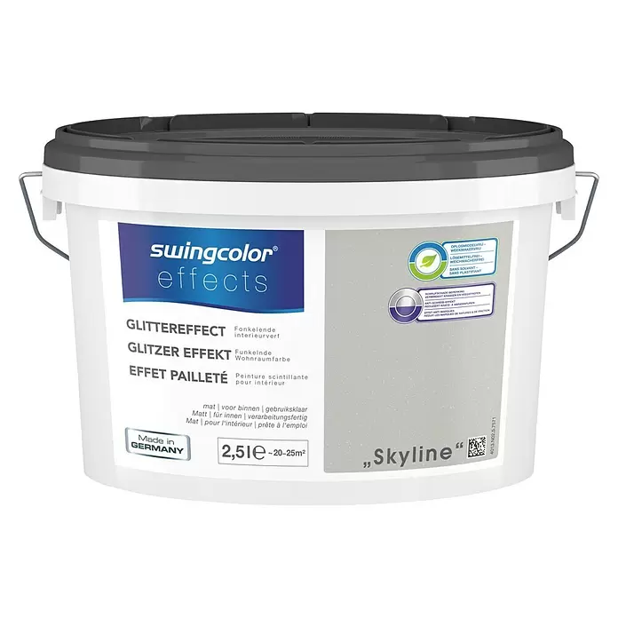 swingcolor Effectverf Glittereffect Skyline - Skyline, 2,5 l, Mat - Vooraanzicht