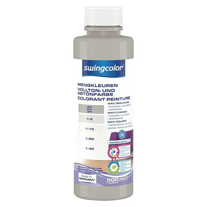 swingcolor Mengkleur - Grijs, 500 ml, Mat - Vooraanzicht
