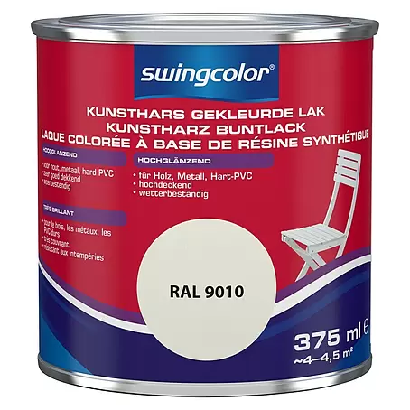 swingcolor  Gekleurde kunstharslak RAL 9010 Wit