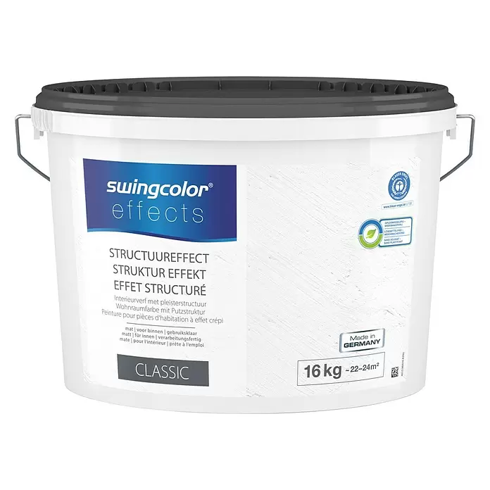 swingcolor Structuurverf Classic - 16 kg - Vooraanzicht