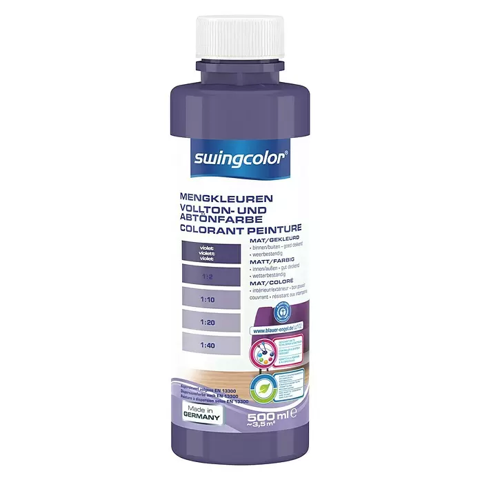 swingcolor Mengkleur - Violet, 500 ml, Mat - Vooraanzicht
