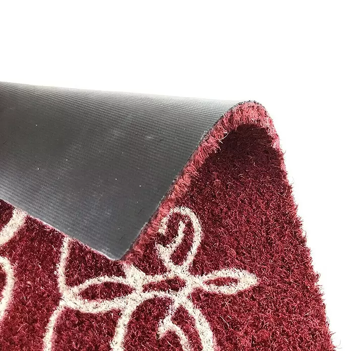 Astra Coco Kokosfußmatte Coco Style - Rot, 40 x 60 cm, 100 % Kokos - Detailaufnahme