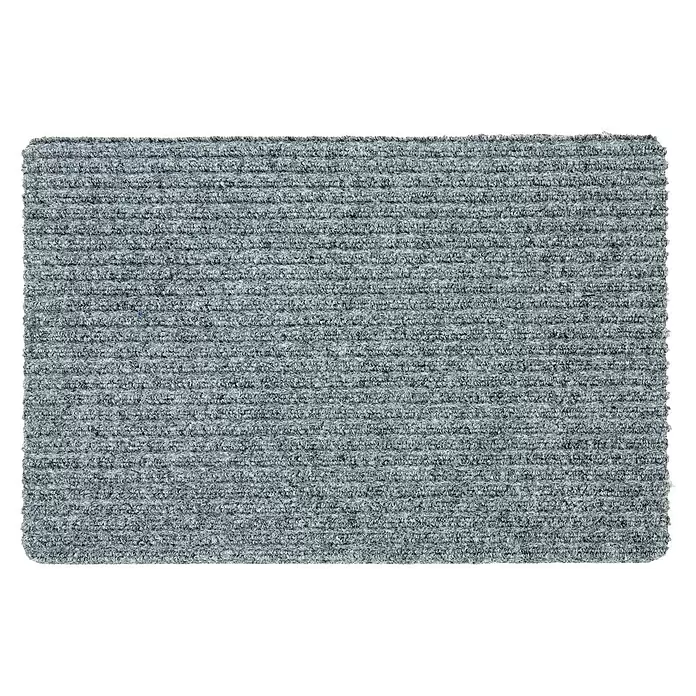 Astra Fußmatte Rib Line Sprint - 50 x 80 cm, Hellgrau - Vorderansicht