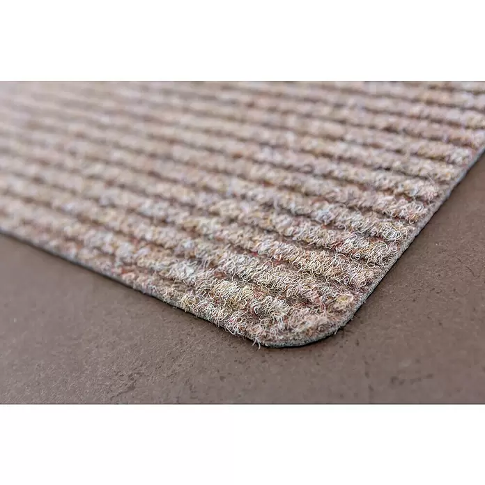 Astra Fußmatte Rib Line Sprint - 50 x 80 cm, Beige - Detailaufnahme
