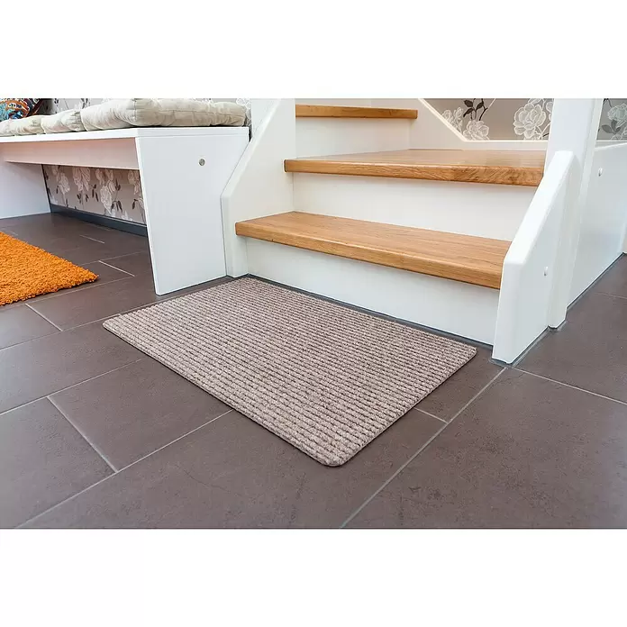 Astra Fußmatte Rib Line Sprint - 50 x 80 cm, Beige - Stimmungsaufnahme