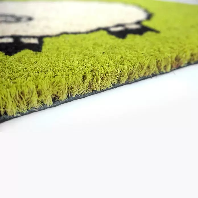 Astra Coco Kokosfußmatte Style - Schaf, Bunt, 40 x 60 cm, 100 % Kokos - Detailaufnahme
