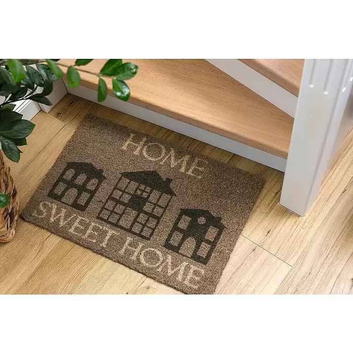 Astra Coco Kokosfußmatte Style - Home Sweet Home, Bunt, 40 x 60 cm, 100 % Kokos - Stimmungsaufnahme