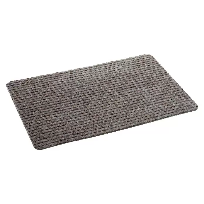 Astra Fußmatte Rib Line Sprint - 50 x 80 cm, Beige - Diagonale Ansicht