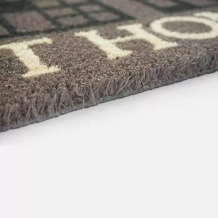 Astra Coco Kokosfußmatte Style - Home Sweet Home, Bunt, 40 x 60 cm, 100 % Kokos - Detailaufnahme