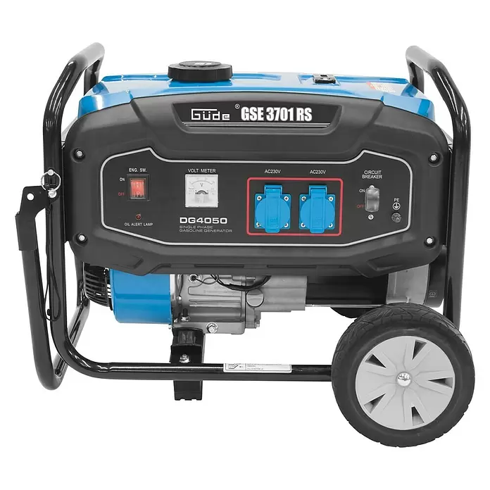 Güde Stromerzeuger GSE 3701 RS - 2.800 W, Tankvolumen: 15 l, Betriebsdauer: 12 h - Linke Seitenansicht
