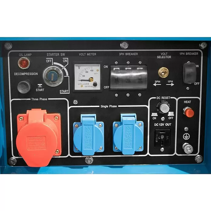 Güde Stromerzeuger GSE 5501 DSG - 5.000 W, Tankvolumen: 14,5 l, Betriebsdauer: 7,3 h - Detailaufnahme