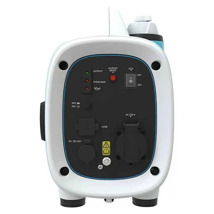 Güde Inverter-Stromerzeuger ISG 800-1 - 800 W, Tankvolumen: 2,1 l, Betriebsdauer: 4 h bei 100 W - Vorderansicht