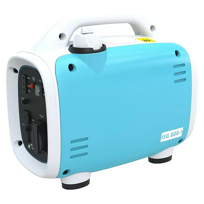 Güde Inverter-Stromerzeuger ISG 800-1 - 800 W, Tankvolumen: 2,1 l, Betriebsdauer: 4 h bei 100 W - Diagonale Ansicht