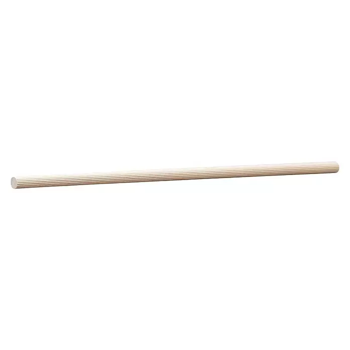 Rundstab I - Ø x L: 6 mm x 1 m, Buche, Gerillt - Vorderansicht