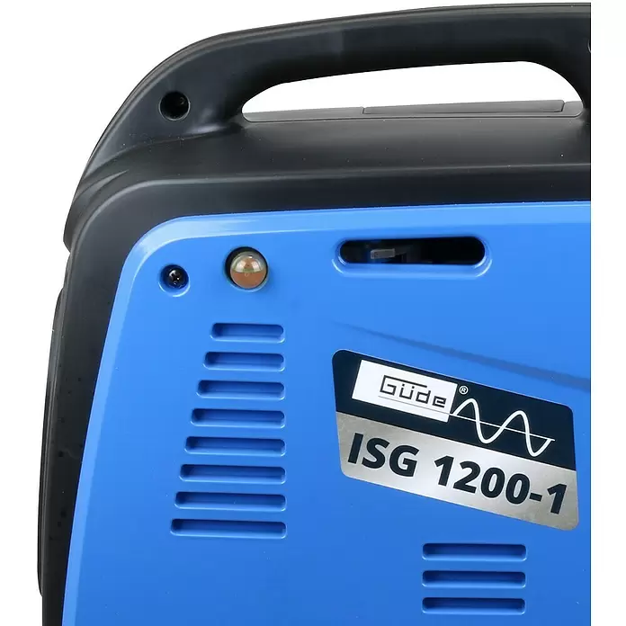 Güde Inverter-Stromerzeuger ISG 1200-1 - 1.200 W, Tankvolumen: 2,8 l, Betriebsdauer: 4,8 h bei 100 % Last - Detailaufnahme