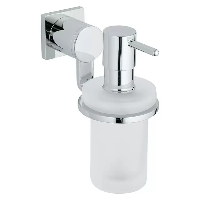 Grohe Allure Seifenspender - Mit Halterung, Chrom, Glänzend - Diagonale Ansicht