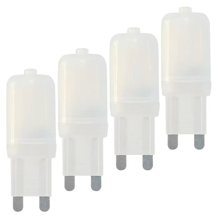 Voltolux LED-Leuchtmittel - G9, 2 W, 220 lm, 4 Stk. - Vorderansicht