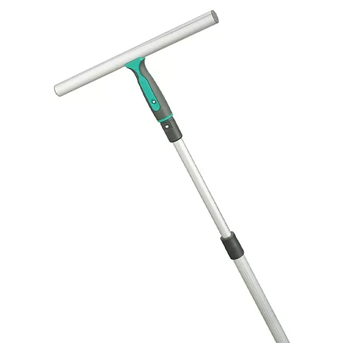 Leifheit Limpiador de cristales Top Lock - Ancho: 45 cm, Plástico/microfibra - Primer plano