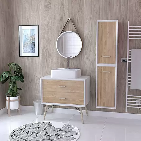 Conjunto de mueble de baño Fjord