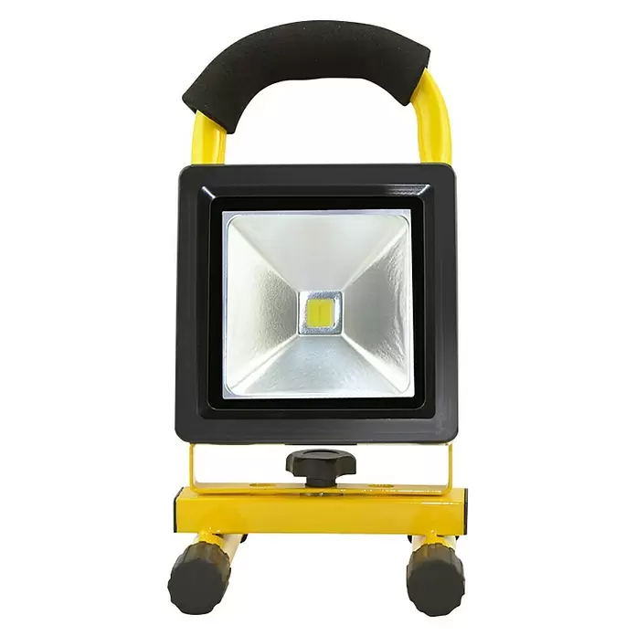 Mobiler LED-Strahler - Akkubetrieben, 10 W, Tageslichtweiß - Vorderansicht