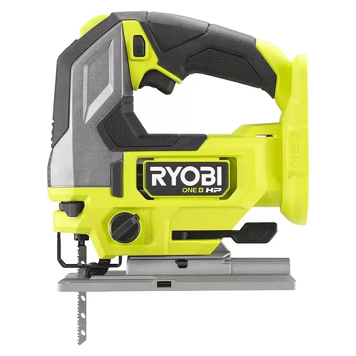 Ryobi ONE+HP Sierra de calar de batería RJS18X - 18 V, Sin batería, Número de carreras marcha en vacío: 800 - 3.400 carreras/min - Vista de perfil izquierdo